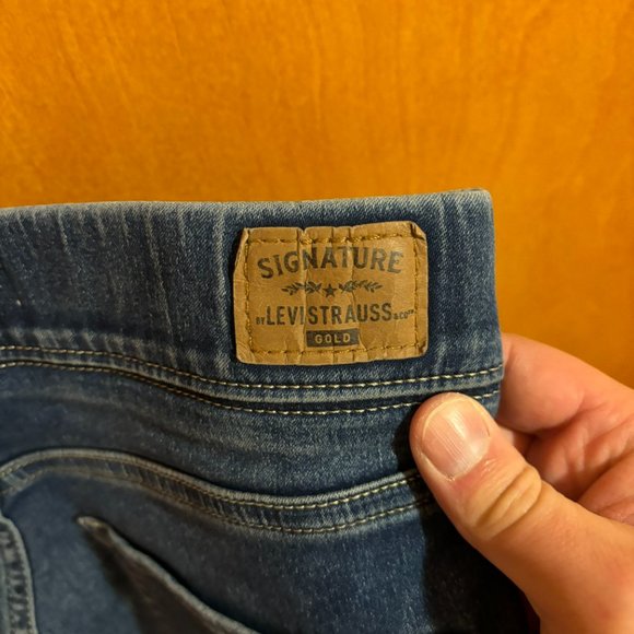 Women’s Levis Strauss signature totally shapping pull on skinny denim jeans 4S - Picture 12 of 13